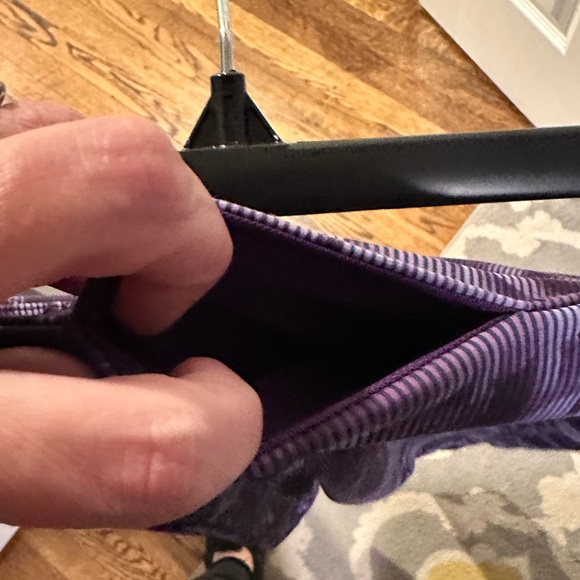 Athleta Rainier Printed Purple Leggings — 2X — like new - Picture 9 of 9